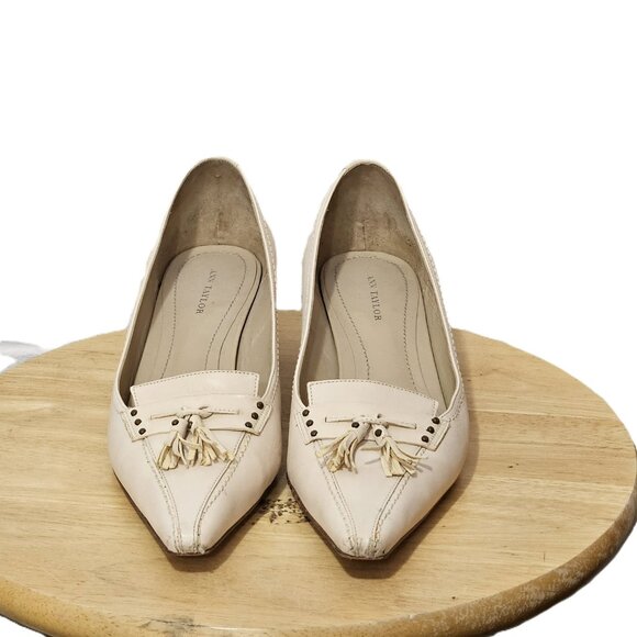 Ann Taylor Kitten Heel Tassel Pumps - Picture 3 of 6